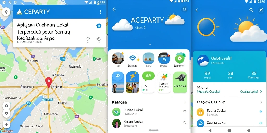 Tampilan antarmuka ACEPARTY yang modern dan informatif.