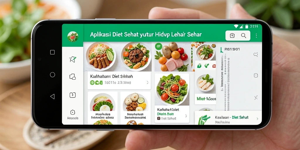 Antarmuka PG11 yang menarik dan mudah diakses untuk diet sehat.