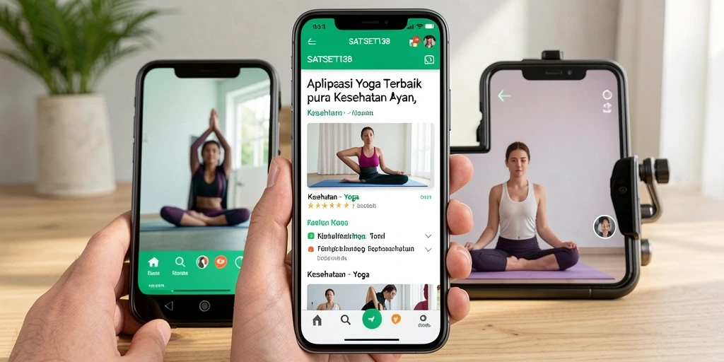 Screenshot utama SATSET138 menampilkan antarmuka latihan Yoga yang intuitif.